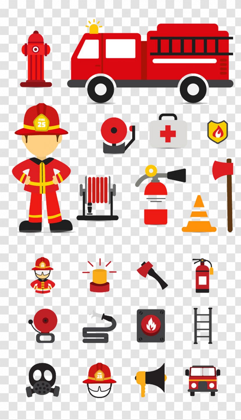 Firefighter Fire Engine Clip Art - Safety Transparent PNG