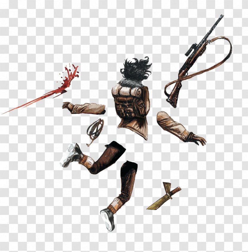 Ranged Weapon - Animal Figure - Bloody Parts Transparent PNG