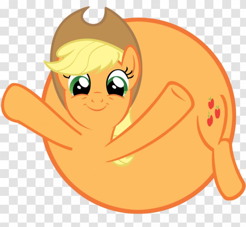 Applejack Rainbow Dash Apple Cider Pony - Tree - Inflation Body Transparent PNG