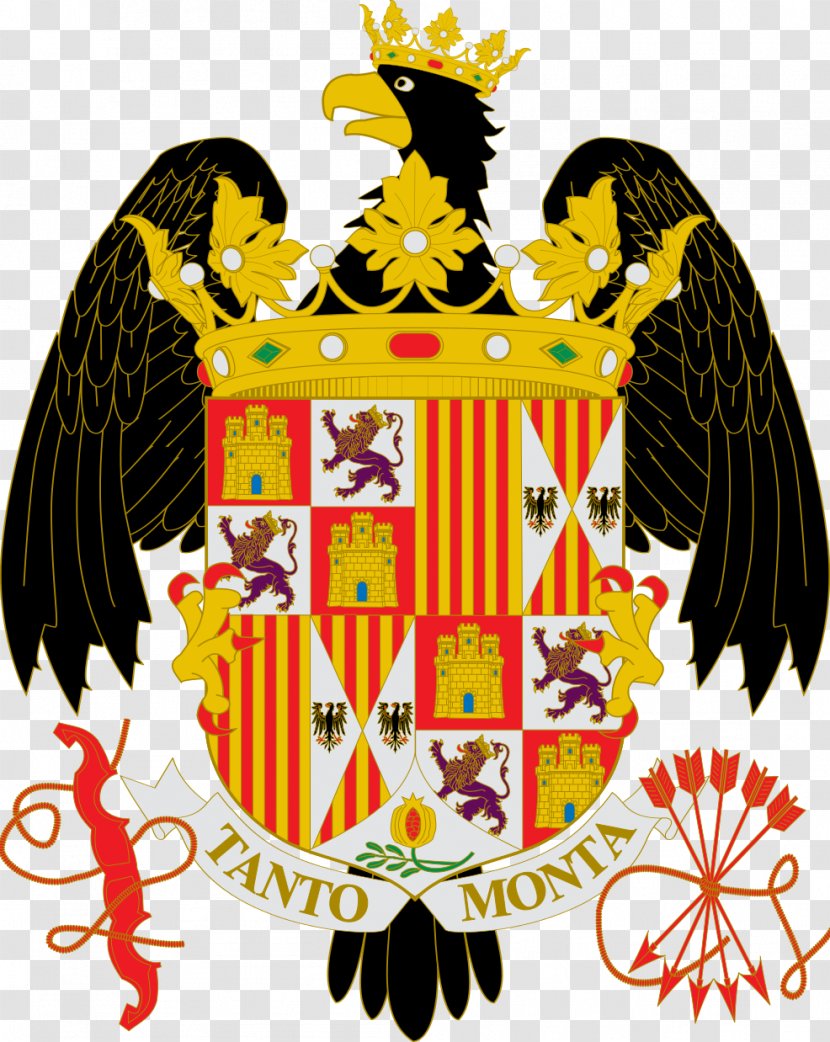 Crown Of Castile Aragon Escudo De Los Reyes Católicos Catholic Monarchs - Symbol - Coat Arms Spain Transparent PNG