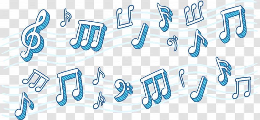 Musical Note Melody - Silhouette - Melodious Notes Transparent PNG