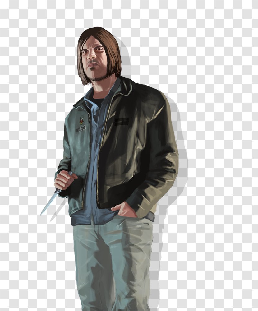 Leather Jacket Grand Theft Auto: Vice City Auto IV: The Lost And Damned - Wikia Transparent PNG