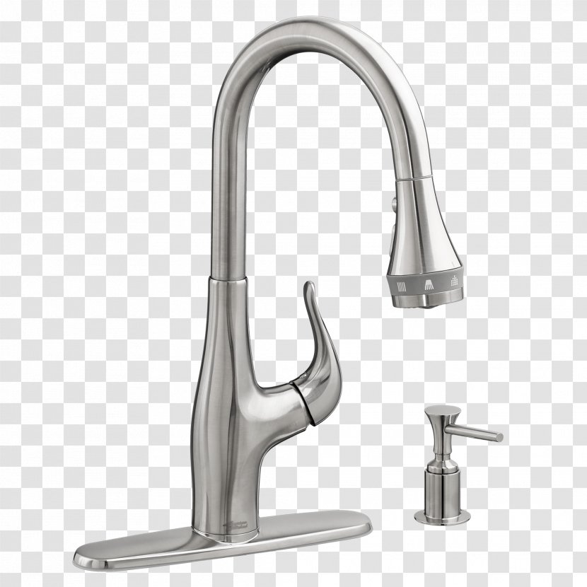 Faucet Handles & Controls American Standard Fairbury Single-Handle Pull-Down Sprayer Kitchen Sink Brands - Metal Transparent PNG