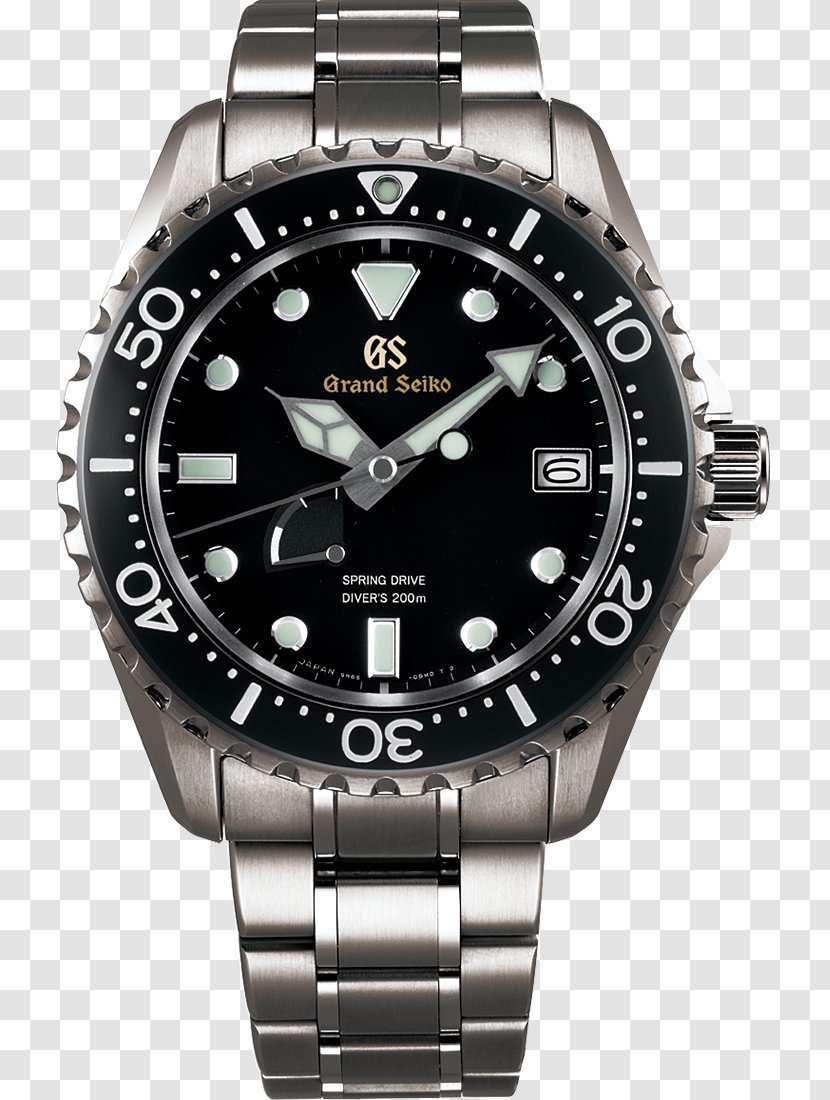 Spring Drive Watch Grand Seiko Movement - Accessory - SCUBA DIVING Transparent PNG