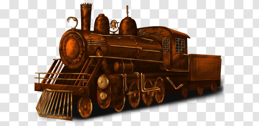 Train Locomotive Rail Transport Steam Engine Railroad Car Transparent PNG