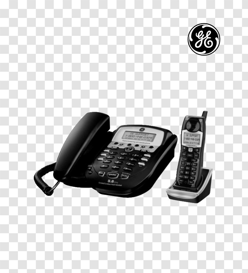 Cordless Telephone Handset Telecommunication Wireless - Iphone Transparent PNG