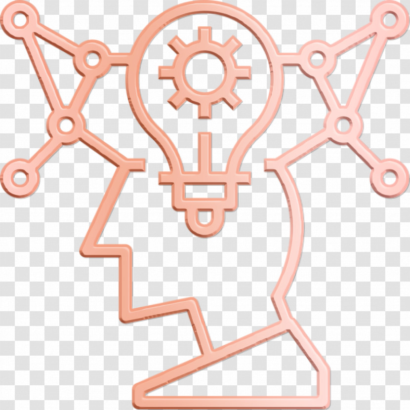 Think Icon Thinking Icon Startup And Development Icon Transparent PNG
