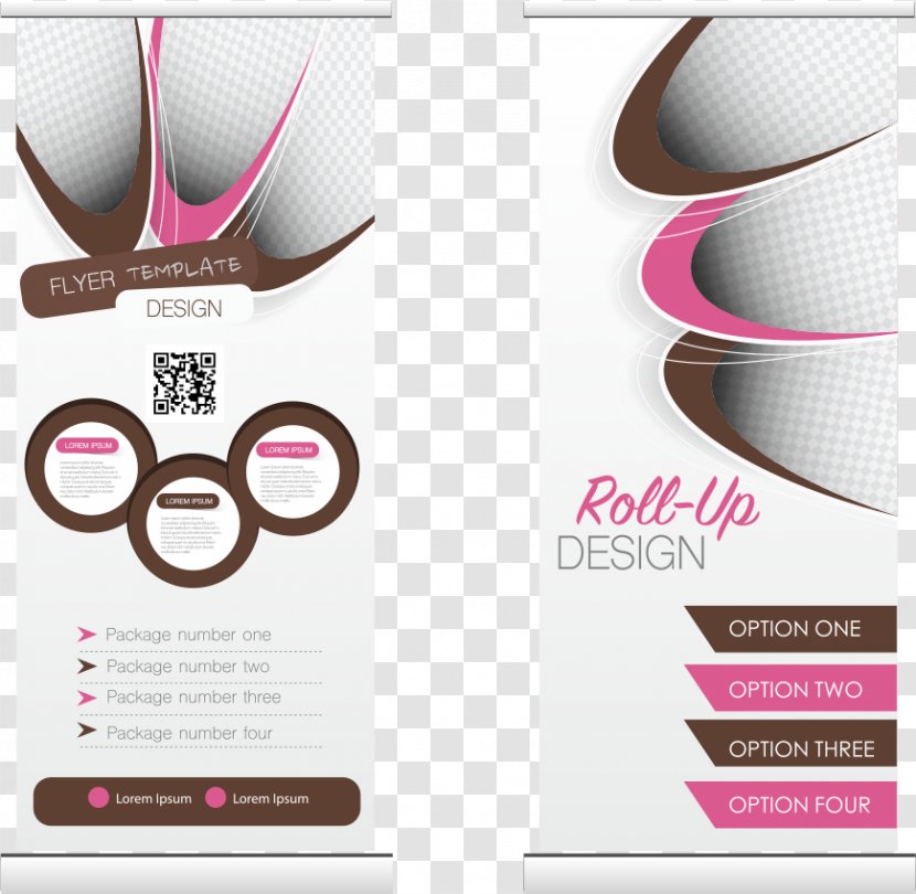 Template Banner - Brand - Vector Black Circle Roll Transparent PNG