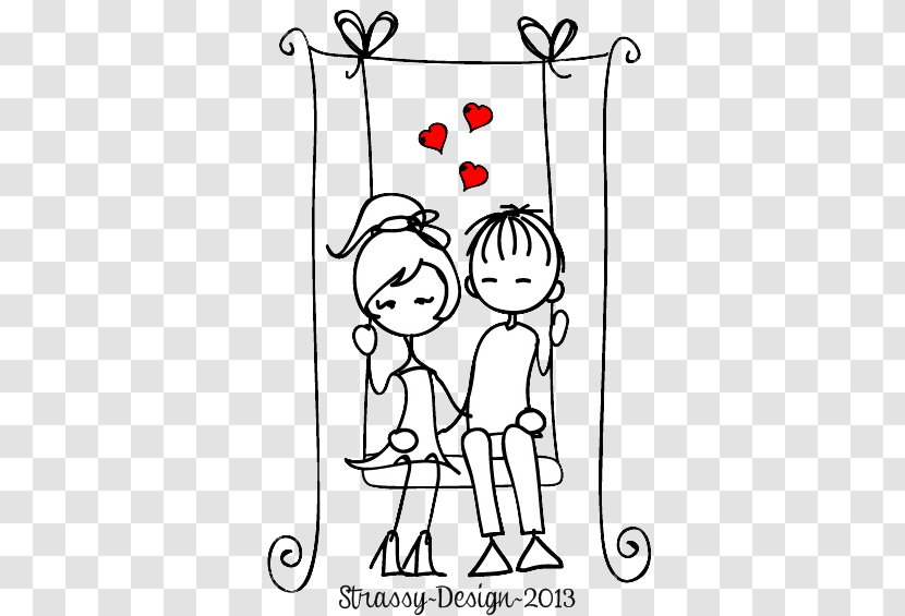 Drawing Couple Photography Image Love - Flower Transparent PNG
