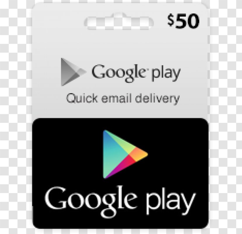 United States Gift Card Google Play Android - Delivery Transparent PNG