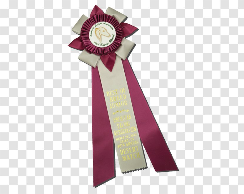 Awareness Ribbon Rosette Pinking Shears Sash - Hem Transparent PNG