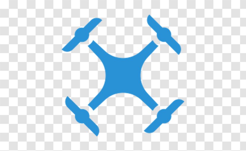 Quadcopter Vector Graphics Unmanned Aerial Vehicle Image Clip Art - Blue - Drone Transparent PNG