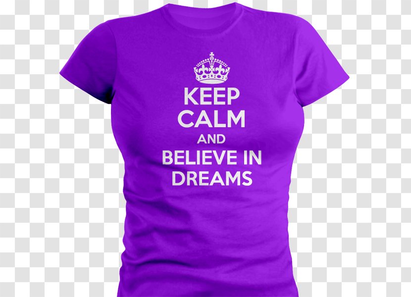 T-shirt Sleeve Cat Bluza - Tshirt - Keep Dreaming Transparent PNG