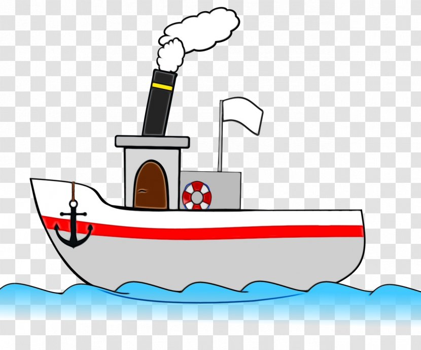 Watercolor Drawing - Vehicle - Watercraft Naval Architecture Transparent PNG