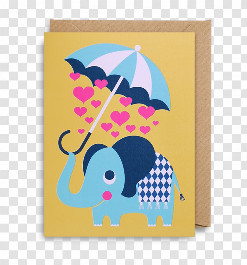 Greeting & Note Cards Elephantidae Love Birthday - Elephants And Mammoths - Sympathy Card Transparent PNG