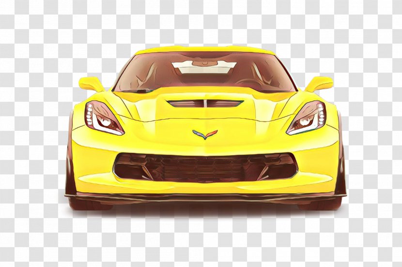 Land Vehicle Car Sports Supercar - Chevrolet Corvette Stingray Transparent PNG