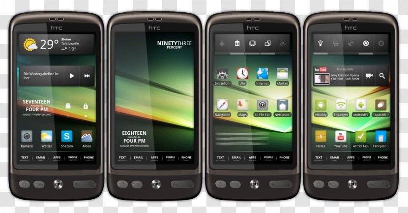 Feature Phone Smartphone Nexus One Handheld Devices HTC Desire Series - Cellular Network Transparent PNG