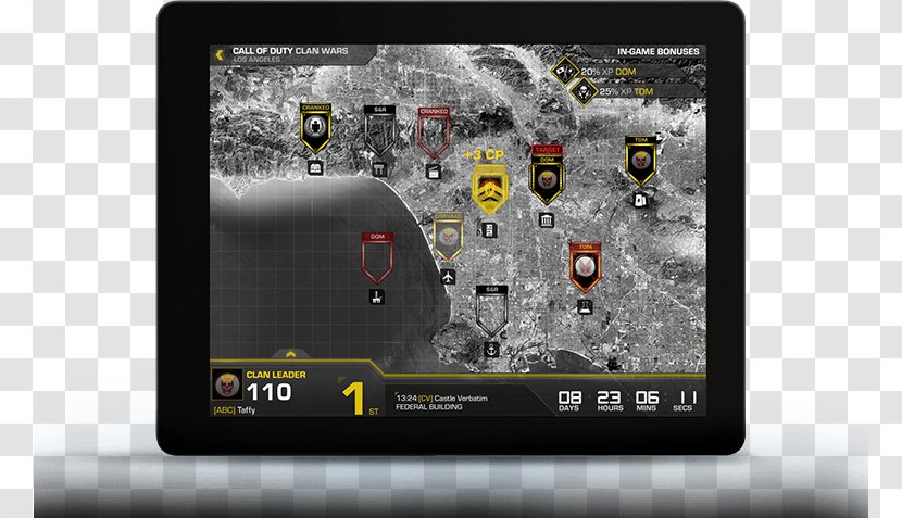Call Of Duty: Ghosts Black Ops II Advanced Warfare Finest Hour - Gps Navigation Device - 2 Clan Battles Transparent PNG