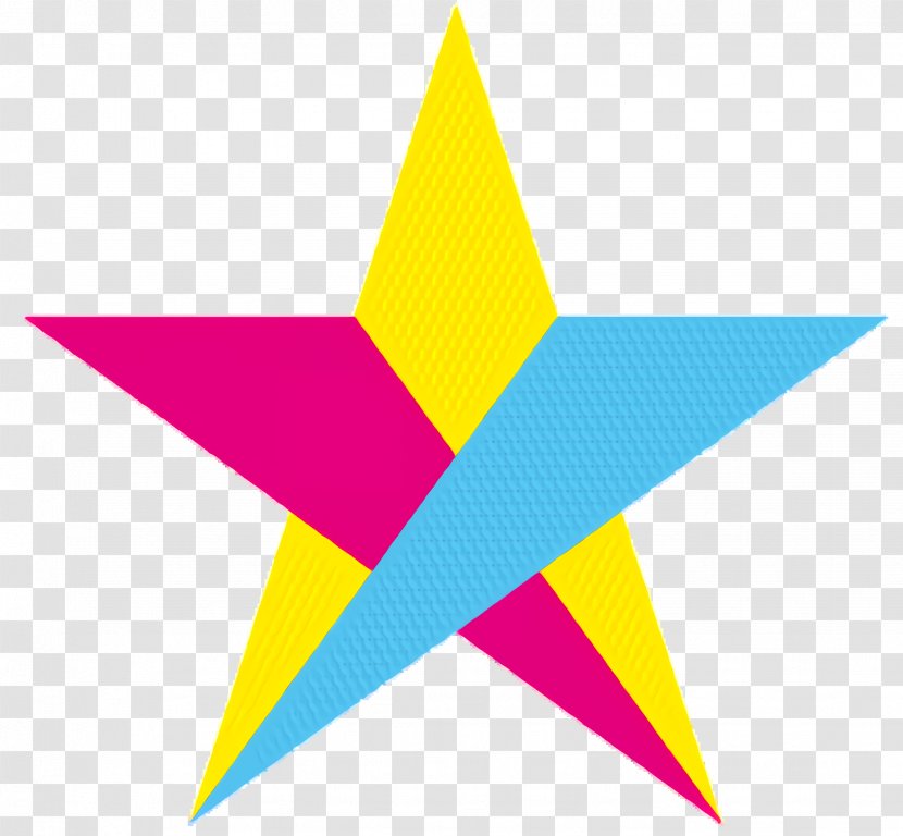 Yellow Star - Triangle - Meter Transparent PNG