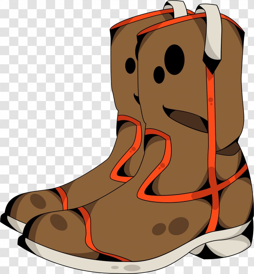 Boot Shoe Euclidean Vector - Heart - Hand-painted Boots Transparent PNG