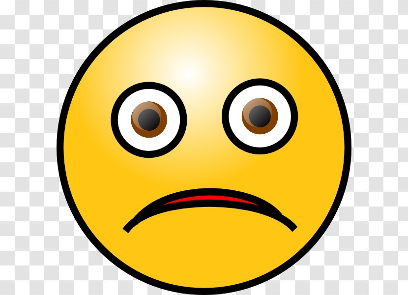 Smiley Frown Emoticon Clip Art - Frowning Transparent PNG