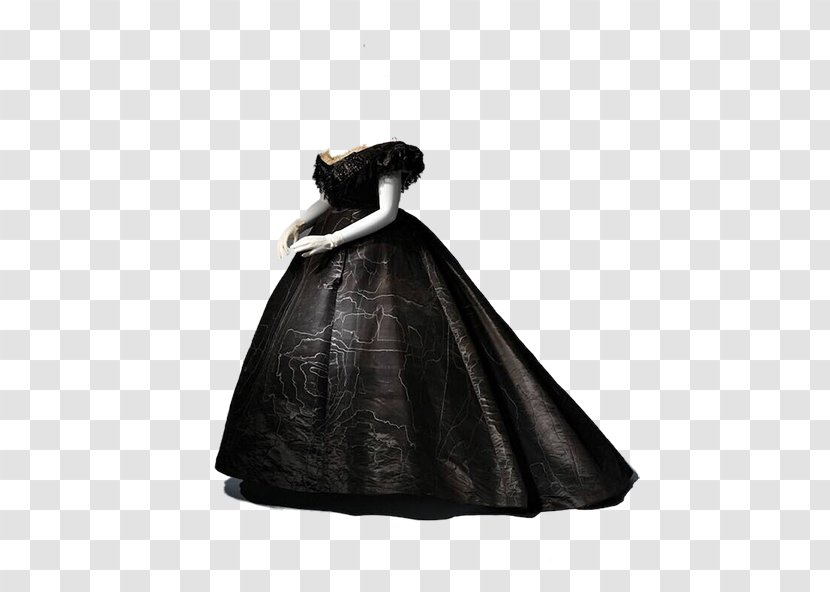 Anna Wintour Costume Center Mourning Exhibition Death Clothing - Design - Black Silk Dress Transparent PNG