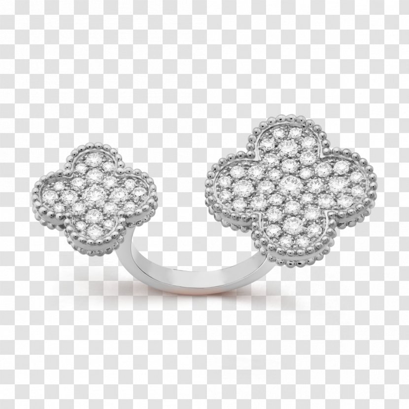 Alhambra Earring Jewellery Van Cleef & Arpels - Finger - Ring Transparent PNG