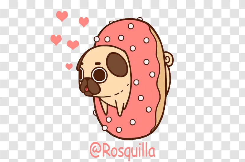 Puppy Pug Drawing Cuteness - Tree Transparent PNG