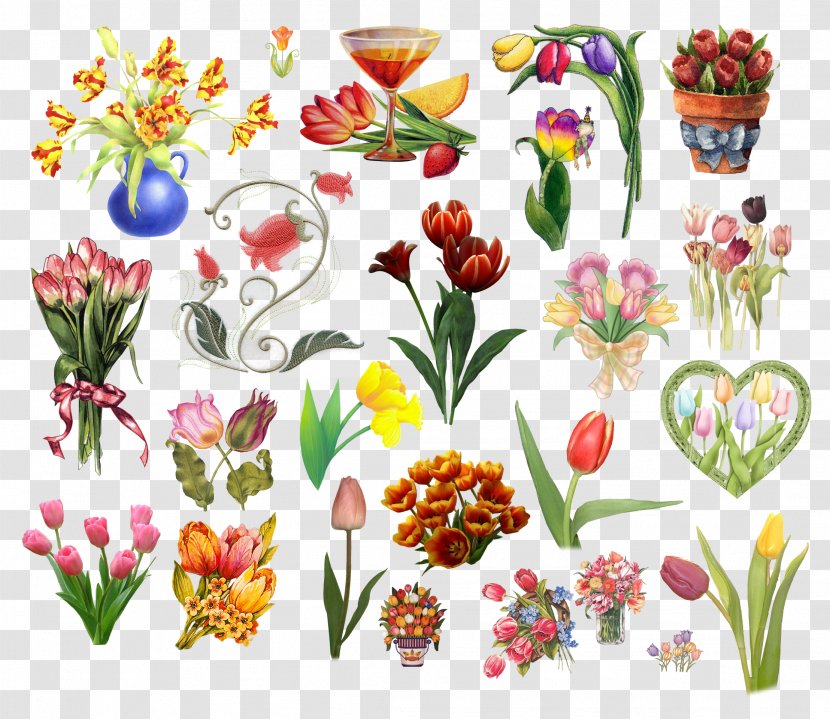 Floral Design Cut Flowers Tulip Petal - Flower Arranging Transparent PNG