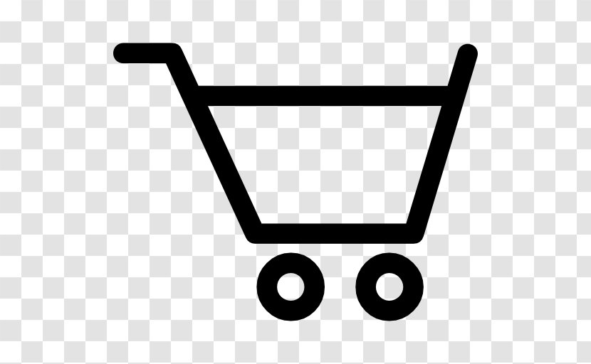 Area Black And White - Shopping Cart Transparent PNG