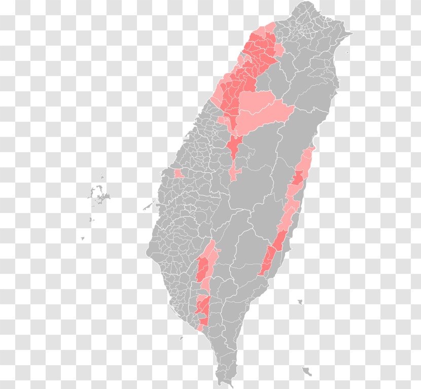 Hakka People Chinese Hualien County Daerah Wikipedia - Map Transparent PNG