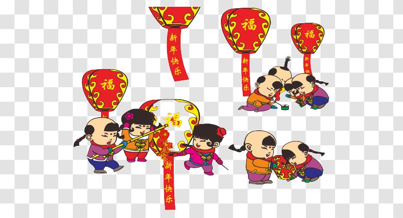 Chinese New Year Firecracker Download Papercutting Transparent PNG