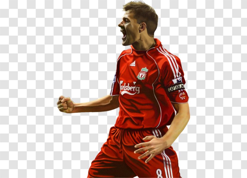 Steven Gerrard Soccer Player Liverpool F.C. Jersey Sport - Sportswear Transparent PNG