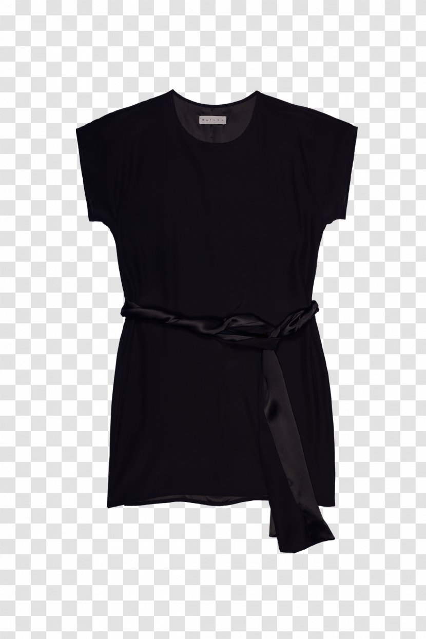 Little Black Dress T-shirt Blouse Sleeve Décolletage Transparent PNG