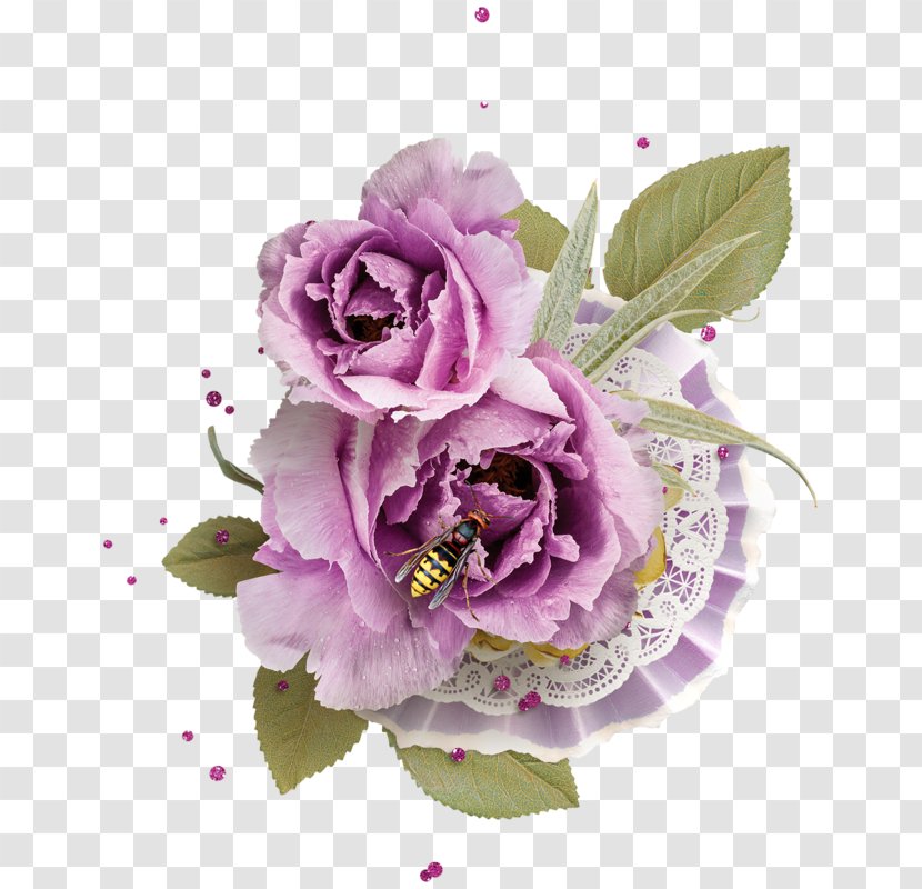 Cut Flowers Floral Design Purple Garden Roses - Pink - Nostalgia Seal Transparent PNG