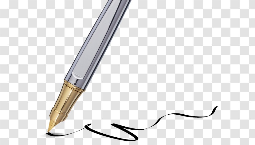 Gel Pen Writing Implement Notary Signature Transparent PNG