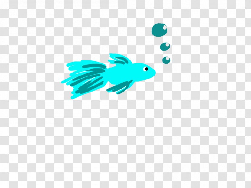 Logo Fish Desktop Wallpaper - Turquoise Transparent PNG
