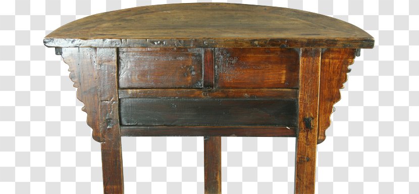 Antique Wood Stain Table M Lamp Restoration - Half Moon Transparent PNG