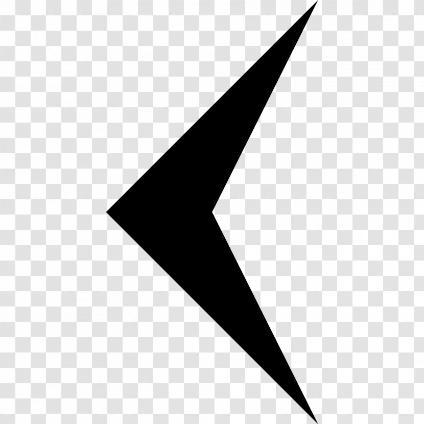 Arrow Symbol Angle Point - Bracket - Left Transparent PNG