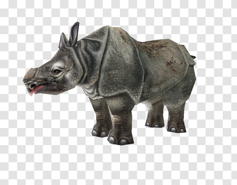 Rhinoceros Statue Figurine Snout Terrestrial Animal - Horse Like Mammal - Sculpture Transparent PNG