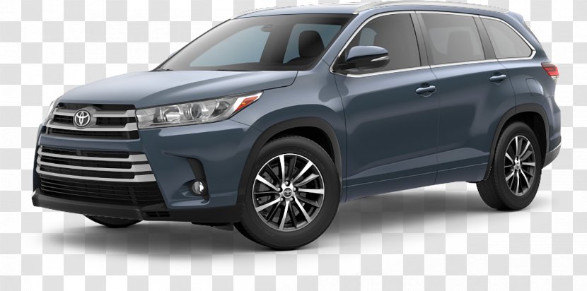 2018 Toyota Highlander Hybrid Sport Utility Vehicle XLE Mid-size Car - Luxury Transparent PNG