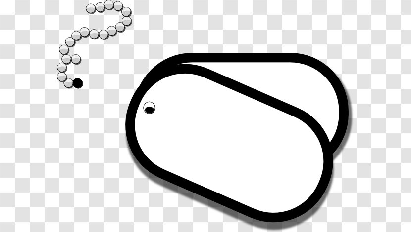 Dog Tag Military Army Clip Art - Area - Vector Transparent PNG