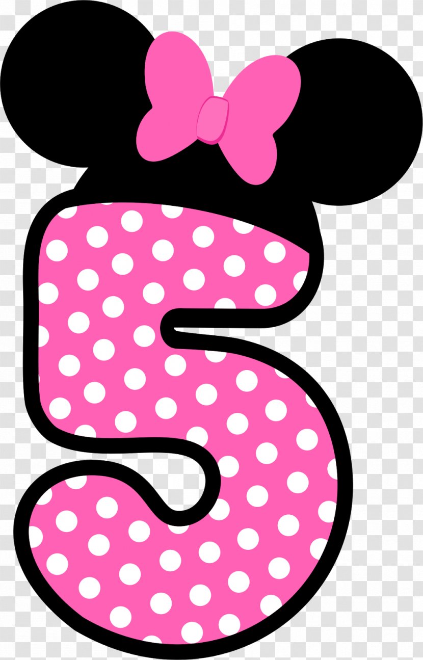Minnie Mouse Mickey Anna Clip Art - Pink - MINNIE Transparent PNG