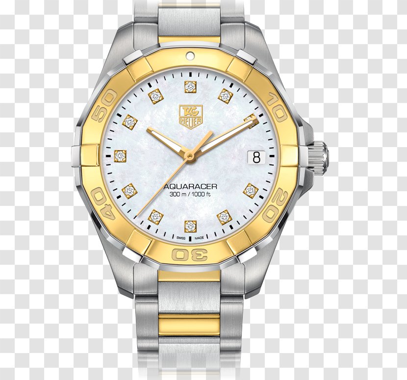 TAG Heuer Aquaracer Jewellery Watch Diamond - Clothing Accessories Transparent PNG