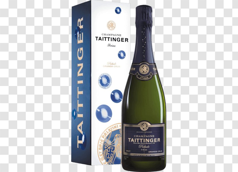 Champagne Sparkling Wine Taittinger Blanc De Blancs - Bottle Transparent PNG