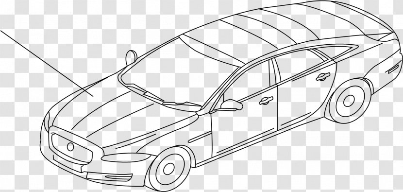 Car Door Automotive Design Motor Vehicle Sketch - Handle Transparent PNG
