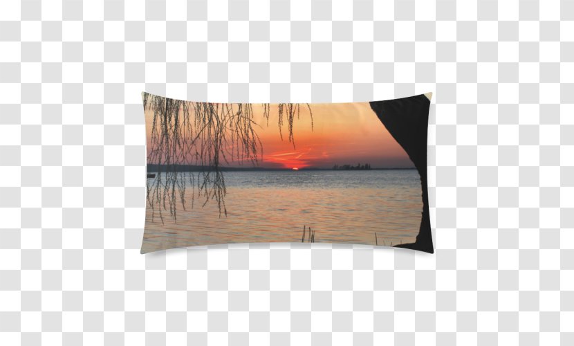 Throw Pillows Cushion Rectangle - Sunrise Over Sea Transparent PNG