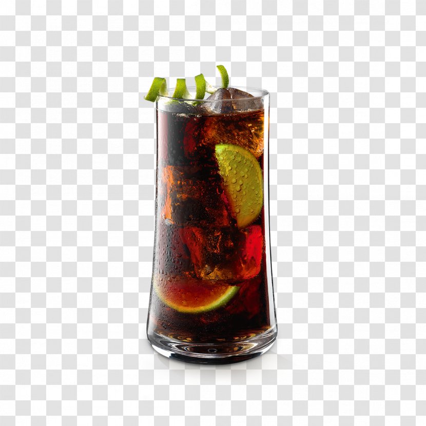 Rum And Coke Cocktail Garnish Sea Breeze Black Russian Transparent PNG