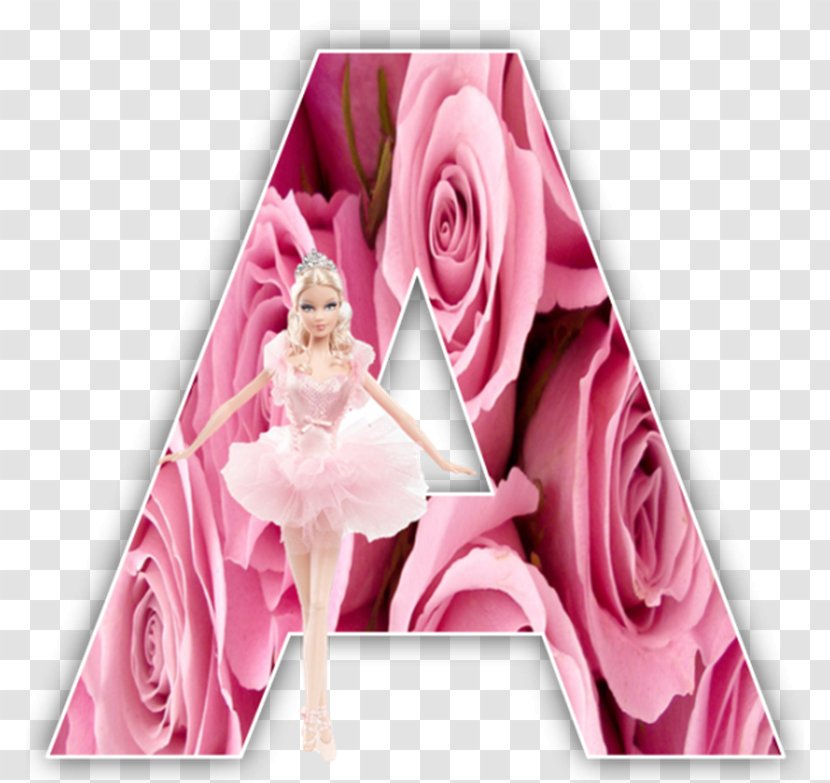 Barbie Letter English Alphabet Garden Roses - Princess Charm School Transparent PNG