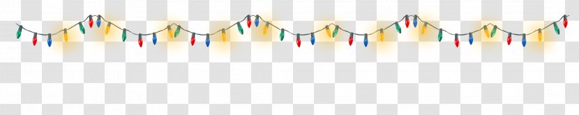 Pencil Line Font - Christmas Lights Transparent PNG